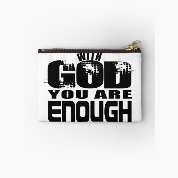 Item preview, With God You Are Enough designed and sold by That-Guys-Merch.