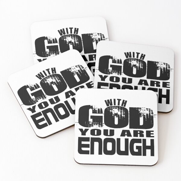 Item preview, With God You Are Enough designed and sold by That-Guys-Merch.