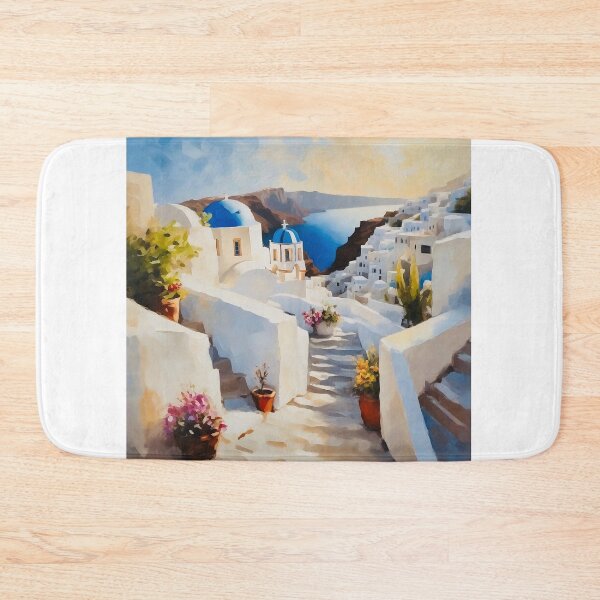Item preview, Serene island designed and sold by painting-greece.