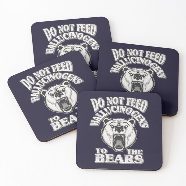 Item preview, Do Not Feed Hallucinogens To The Bears Retro designed and sold by FYS-Arte-Style.