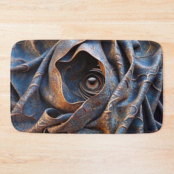Item preview, Modern Art with an organic structure and a Cyclops eye designed and sold by ElenaHrubes.