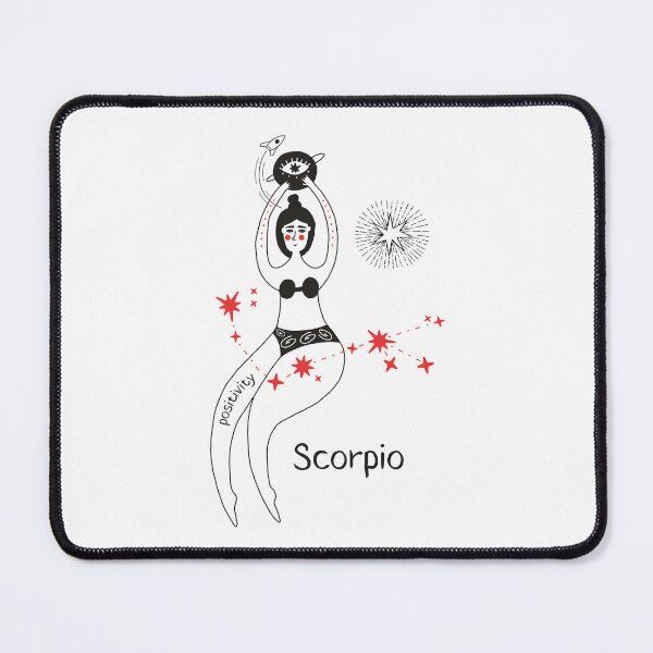 Item preview, B. positivity zodiac female Scorpio designed and sold by MonochromeEcho.