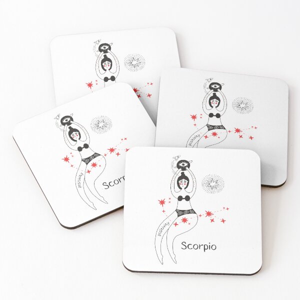 Item preview, B. positivity zodiac female Scorpio designed and sold by MonochromeEcho.