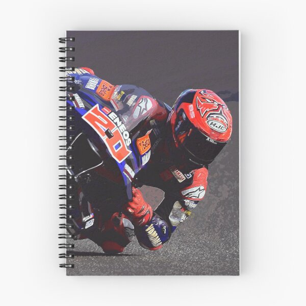 Item preview, Fabio Quartararo on his 2024 MotoGP motorcycle making a kneedown watercolor designed and sold by Rodissimus1984.
