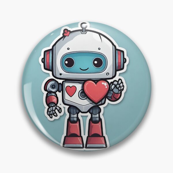 Item preview, Little robot in love. designed and sold by Loprado.