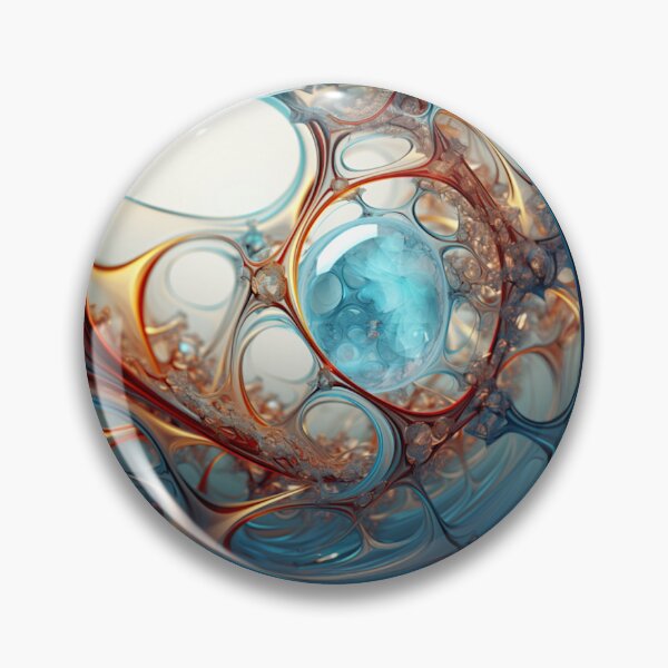 Item preview, Aurora Gilded Blue #1 designed and sold by fluidwatercolor.