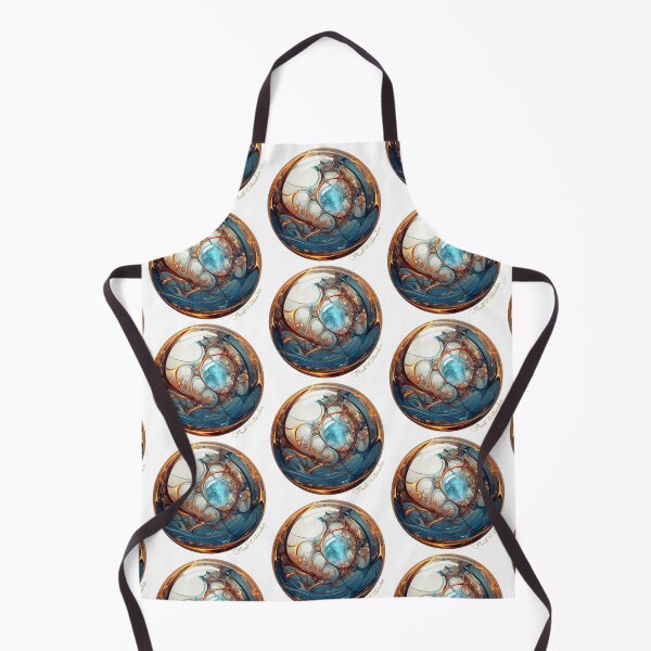 Item preview, Aurora Gilded Blue #1 designed and sold by fluidwatercolor.