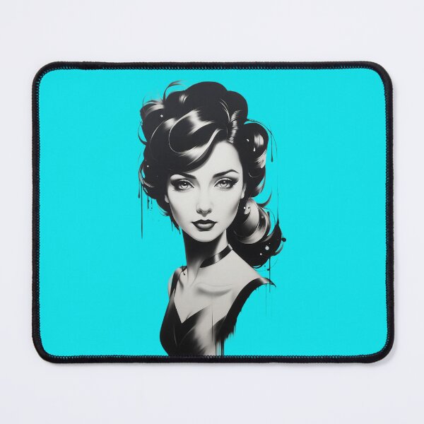 Item preview, Ethereal Charisma Graceful Lines in Monochromatic Splendour designed and sold by ArtComixHaven.