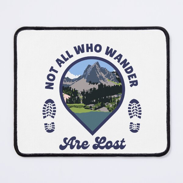 Item preview, Not all who wander hiking designed and sold by Ward Workshop Art.