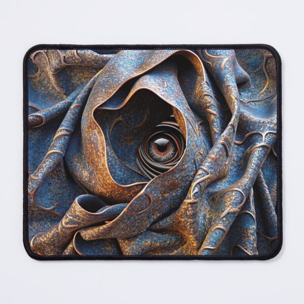 Item preview, Modern Art with an organic structure and a Cyclops eye designed and sold by ElenaHrubes.