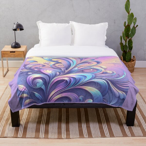 Item preview, Delicate Purple Patterns - Elegant Art Print designed and sold by lloreleya.