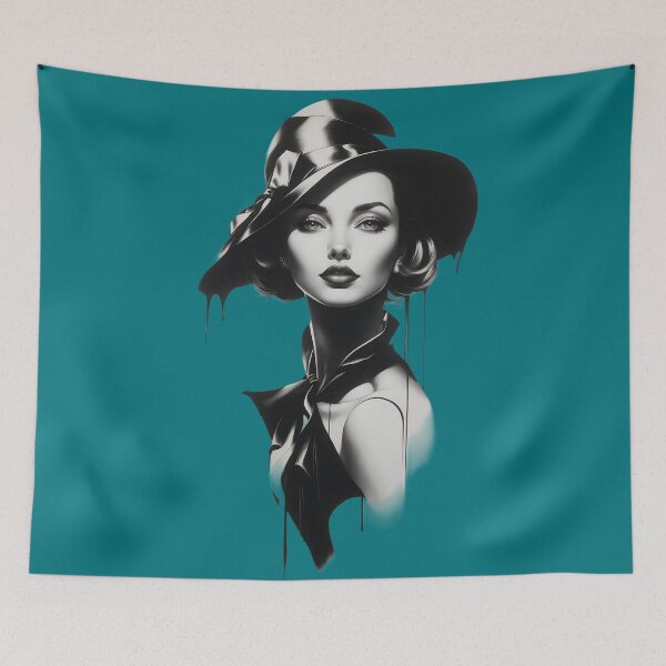 Item preview, Chic Mystique Bold Elegance in Dramatic Monochrome designed and sold by ArtComixHaven.