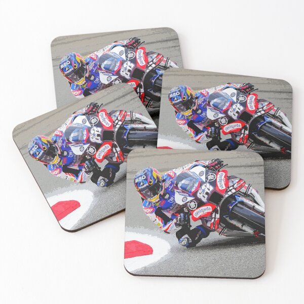Artikelvorschau, Miguel Oliveira fährt auf seinem 2024er MotoGP-Motorrad durch die Kurven Aquarell entworfen und verkauft von Rodissimus1984.