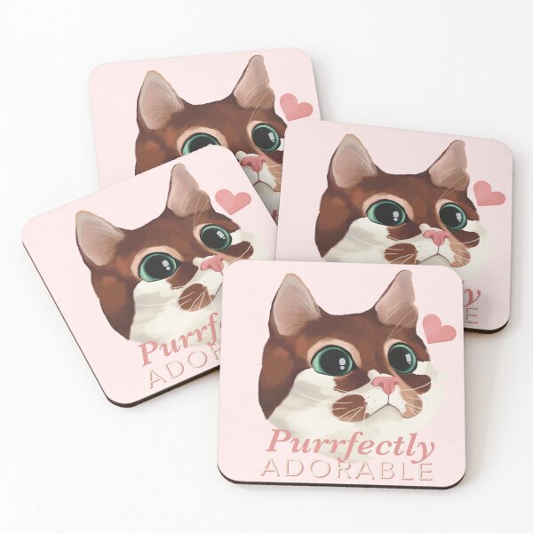 Item preview, Purrfectly Adorable - Cute Cat designed and sold by ryska-studio.