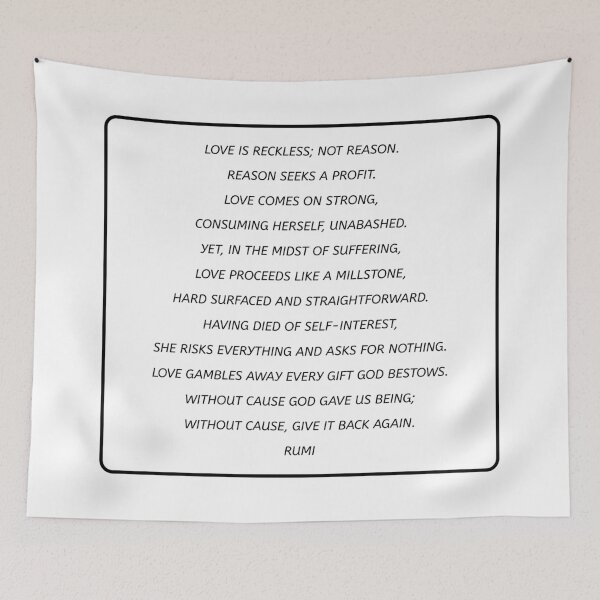 Item preview, Rumi Poem   designed and sold by Inspirationmotivation.