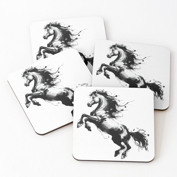 Item preview, Rearing Horse in Pen and Ink 1 designed and sold by The Digital Compass.