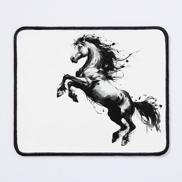 Item preview, Rearing Horse in Pen and Ink 1 designed and sold by The Digital Compass.