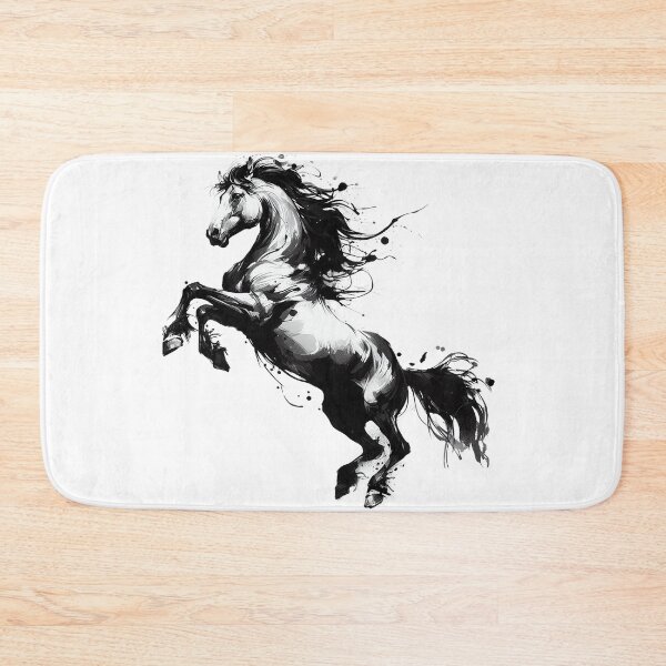 Item preview, Rearing Horse in Pen and Ink 1 designed and sold by The Digital Compass.