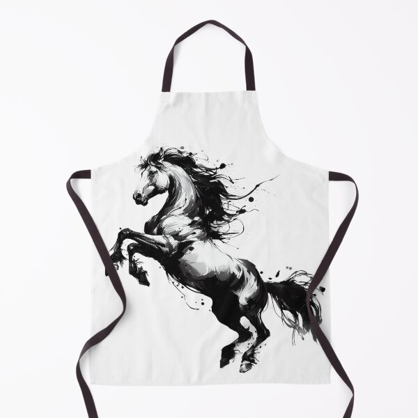 Item preview, Rearing Horse in Pen and Ink 1 designed and sold by The Digital Compass.