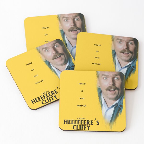 Item preview, Heeeeere's...Cliffy! poster designed and sold by WNKYNCheersPod.