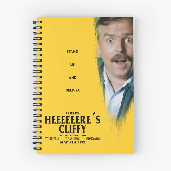 Item preview, Heeeeere's...Cliffy! poster designed and sold by WNKYNCheersPod.