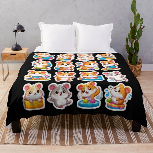 Item preview, Whimsical Hamster Escapades - Playful Pet Series designed and sold by BlueGoldArt.