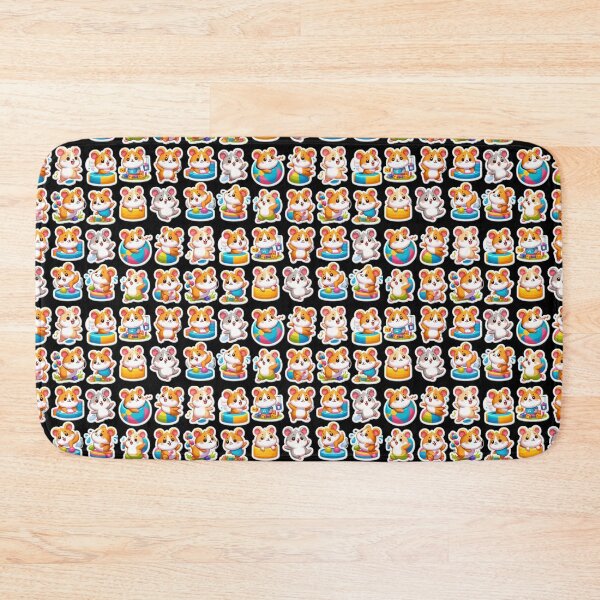 Item preview, Whimsical Hamster Escapades - Playful Pet Series designed and sold by BlueGoldArt.