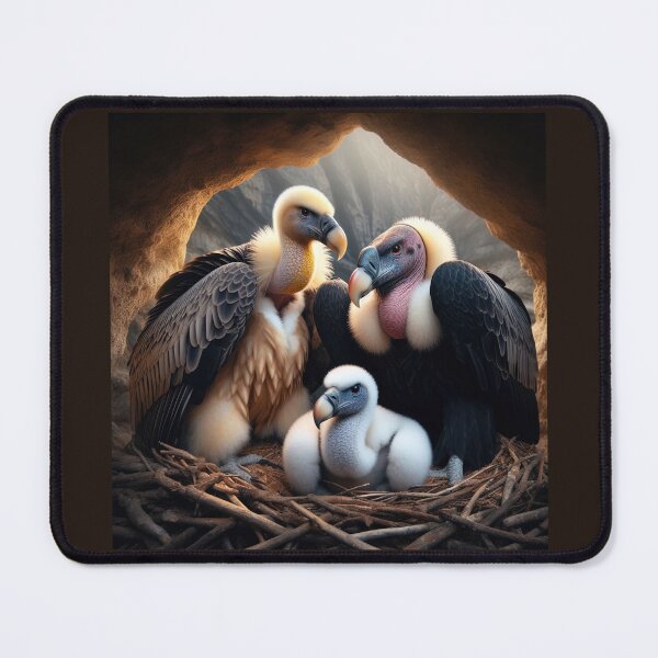 Item preview, California Condor Pair With Chick designed and sold by CarolM.