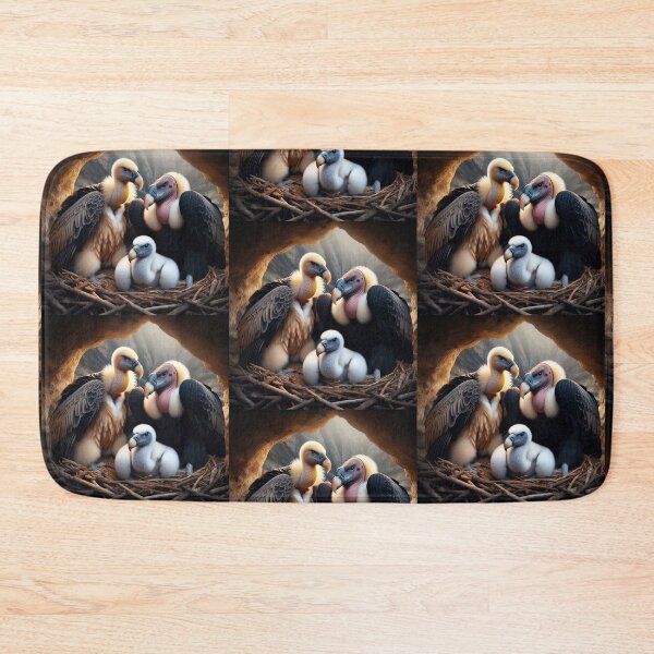 Item preview, California Condor Pair With Chick designed and sold by CarolM.
