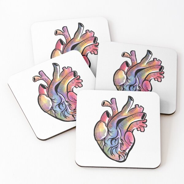 Item preview, Rainbow heart designed and sold by icadias.