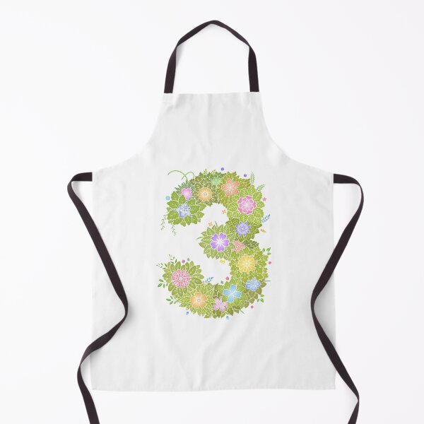 Artikelvorschau, Blumenbuchstabe „3“ WeArePrettierThanFlowers entworfen und verkauft von birthflower.