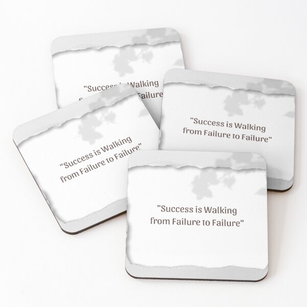 Item preview, Success is walking from failure to failure designed and sold by Burkae.