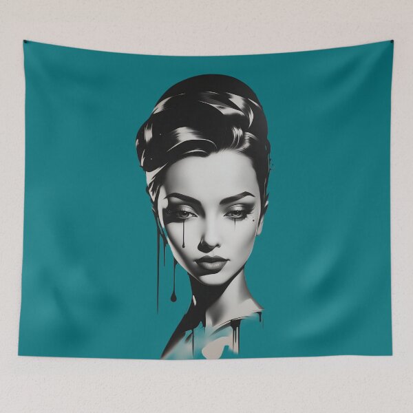 Item preview, Sobriety in Strokes Striking Contrasts in Monochrome designed and sold by ArtComixHaven.