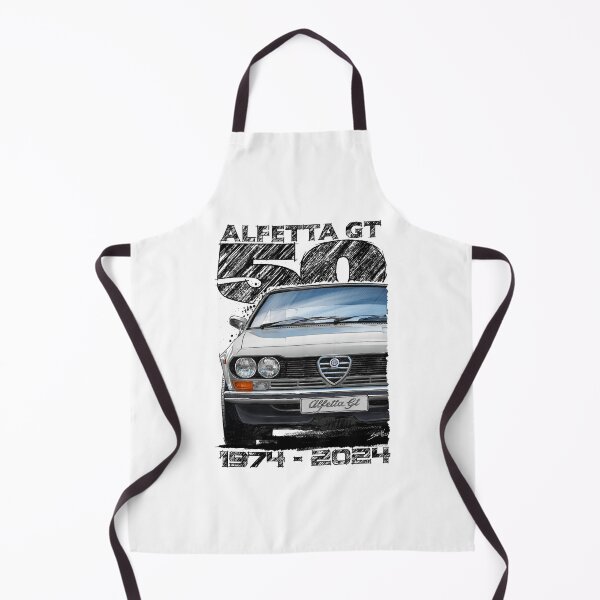 Artikelvorschau, Alfetta GT 50-Jahre-Jubiläum in Silber (heller Hintergrund) entworfen und verkauft von Petrolhead T-Shirts and Art.
