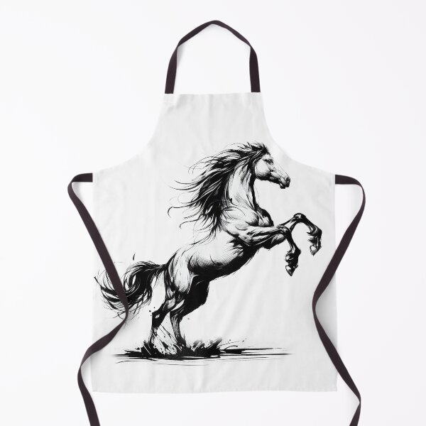 Item preview, Rearing Horse in Pen and Ink  designed and sold by The Digital Compass.