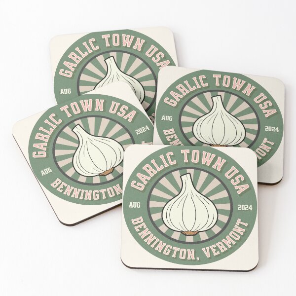 Item preview, Bennington VT, Vermont, Garlic Town  designed and sold by Mariana Piana.