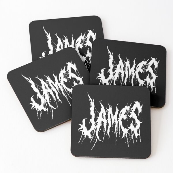 Item preview, James Brutal Name in White designed and sold by scorpiopanda.