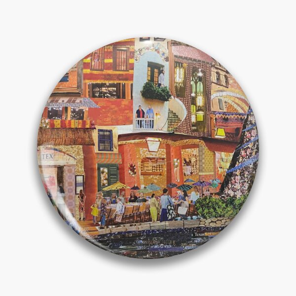 Item preview, San Antonio Riverwalk collage designed and sold by jennexpressions.