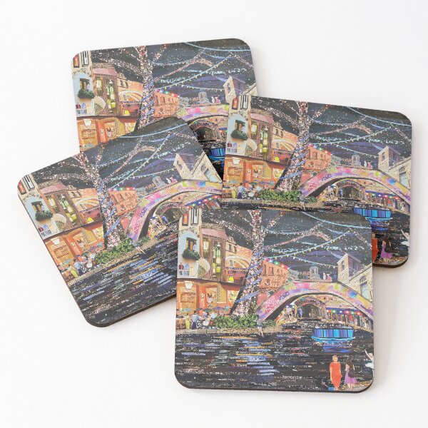 Item preview, San Antonio Riverwalk collage designed and sold by jennexpressions.