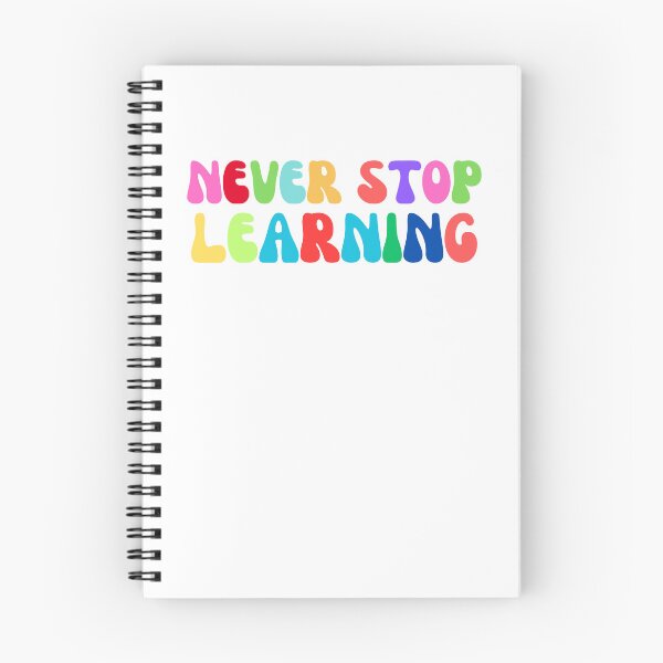 Item preview, Never stop learning designed and sold by ladylalitafanta.