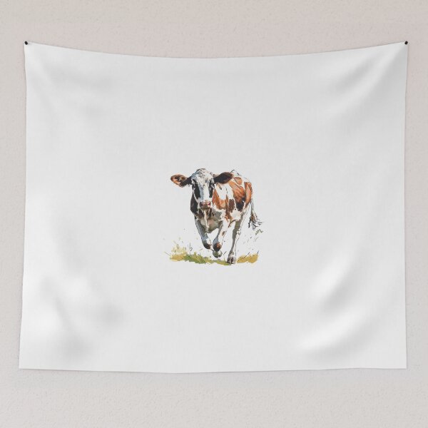 Item preview, Vaca manchada pastando en pastos soleados designed and sold by NatureSyllabus.