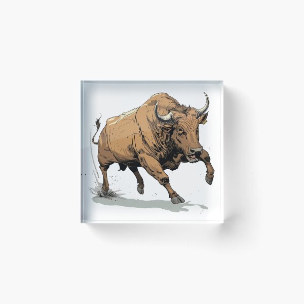 Item preview, Majestic Ox in Determined Stride designed and sold by NatureSyllabus.