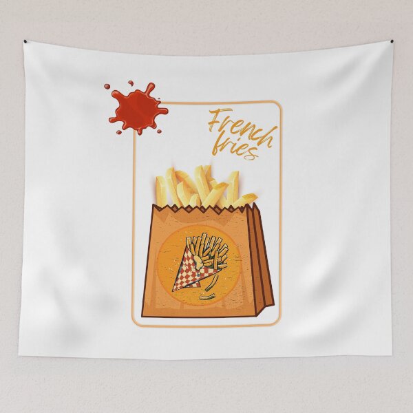 Aperçu de l'œuvre frites créée et vendue par SpectrumFasion.