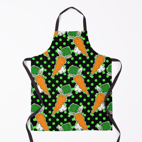 Item preview, Carrot Bunny Polk-a-dot Pattern designed and sold by SaradaBoru.