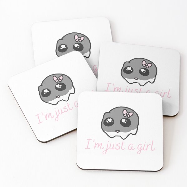 Item preview, Coquette Hampter - Im just a girl meme designed and sold by SandDolphin.