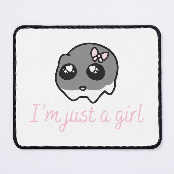 Item preview, Coquette Hampter - Im just a girl meme designed and sold by SandDolphin.