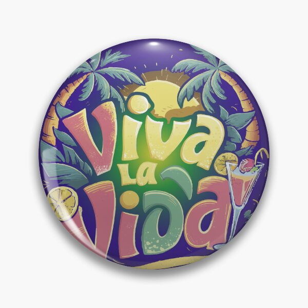 Item preview, inspired quotes life colorful viva la vida designed and sold by roisud.