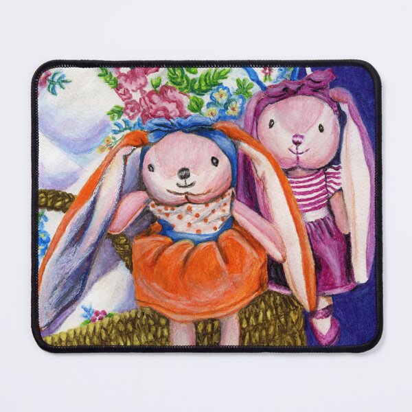 Item preview, Soft Toy Plushie Bunnies designed and sold by LymphomaLass.