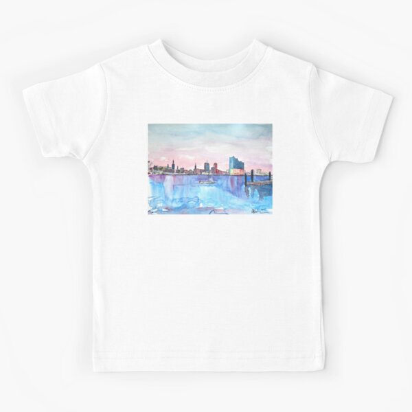 Artikel-Vorschau von Hamburger Hafenskyline und Elbphilharmonie, designt und verkauft von artshop77.