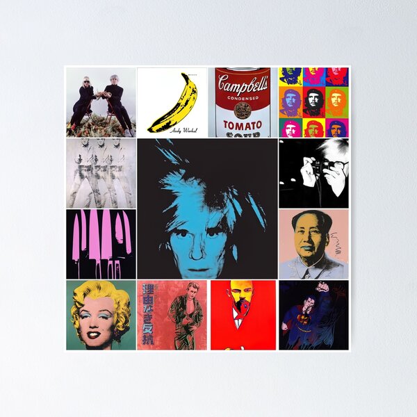 Item preview, andy warhol paintings andy warhol original artwork designed and sold by Machafohach.